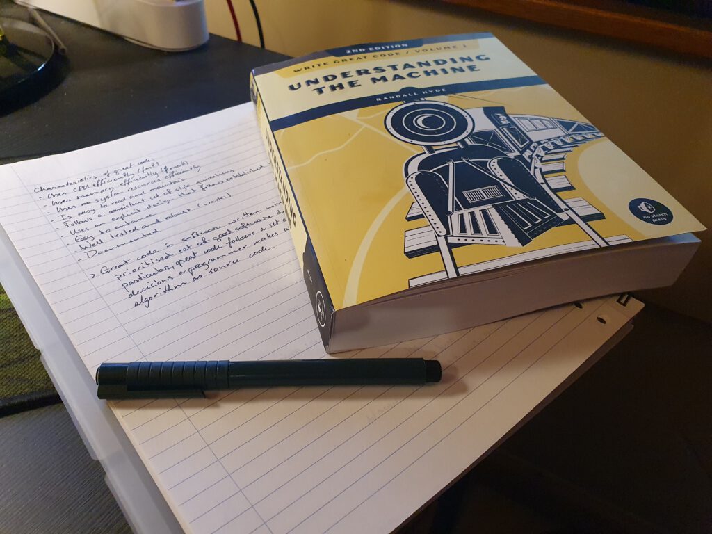 Pen, paper, book: Let's study Understand the Machine!